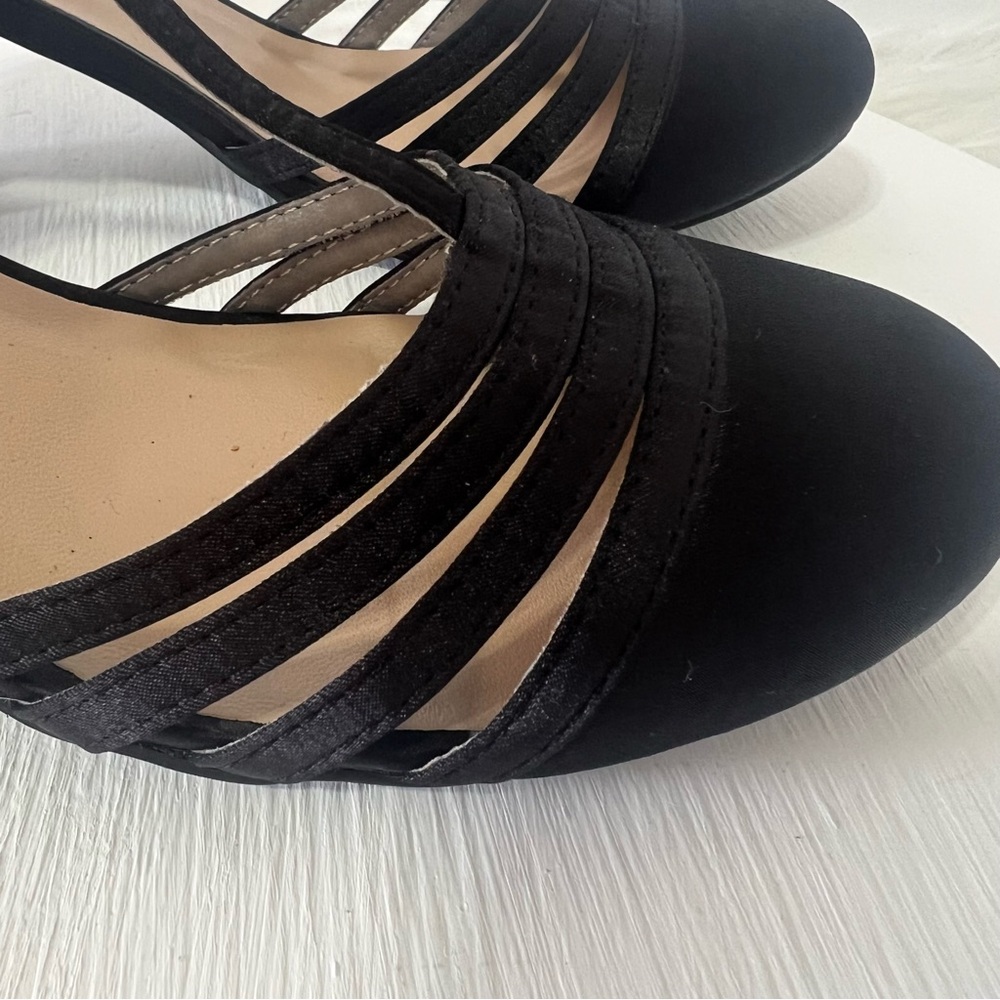 Ellie Black T-Strap Heels - Picture 4 of 13